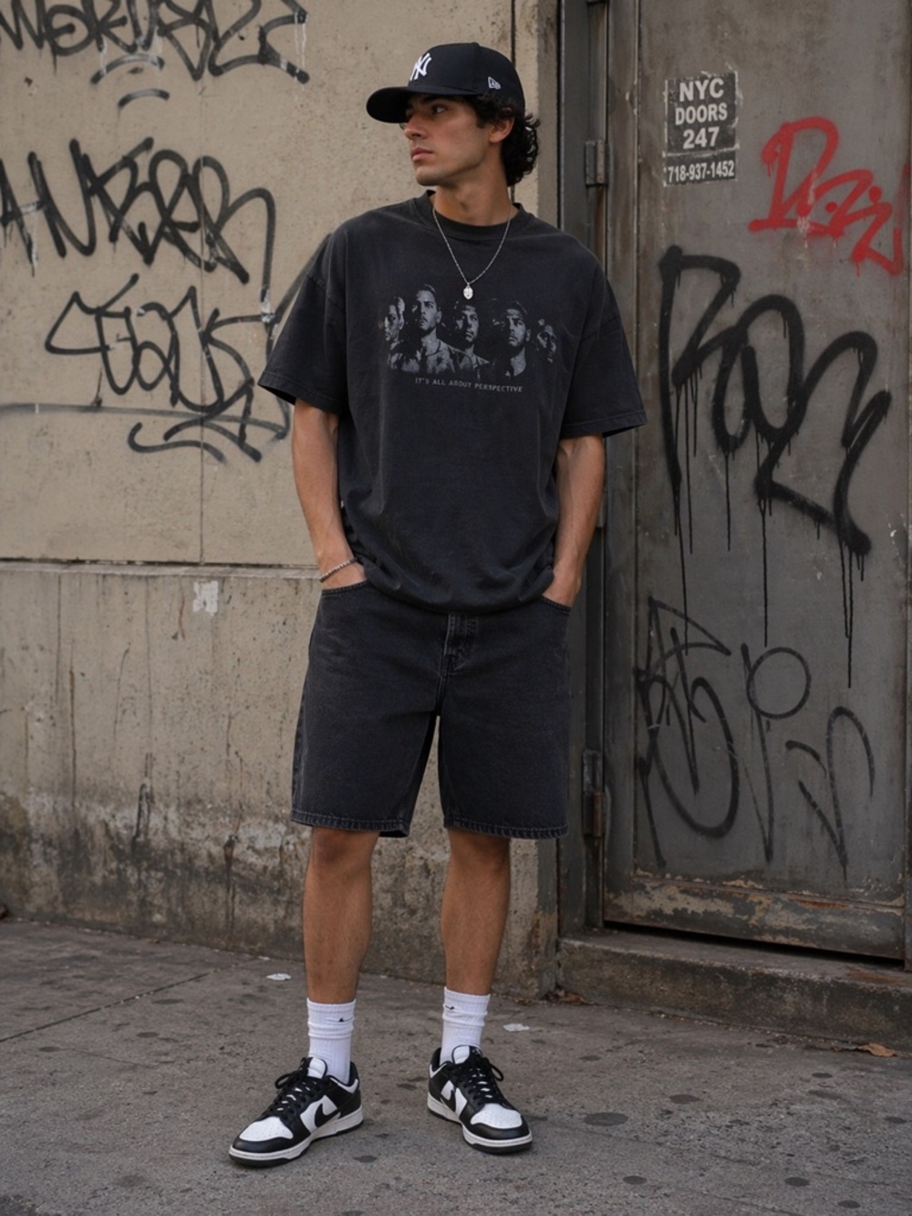 Levi’s Signature Black Denim Shorts Men’s Size 36 Streetwear Skater Jorts